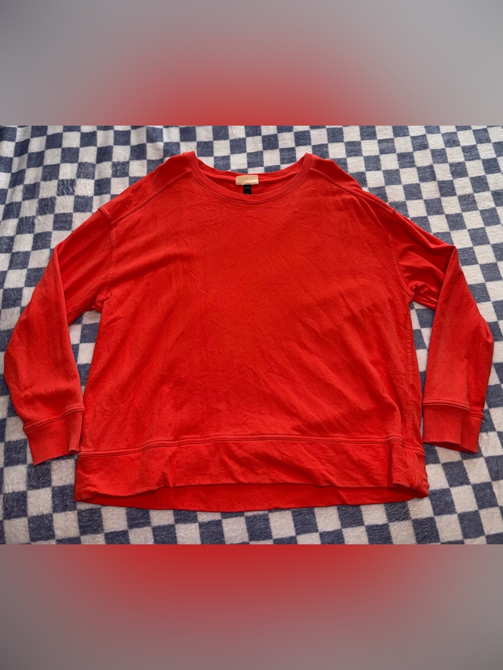 Universal Thread Women's Bright Red Crewneck Sweater